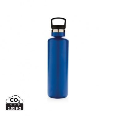 Logo trade business gifts image of: Vacuum insulated leak proof standard mouth bottle