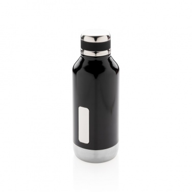 Logo trade promotional items image of: Leak proof vacuum bottle with logo plate