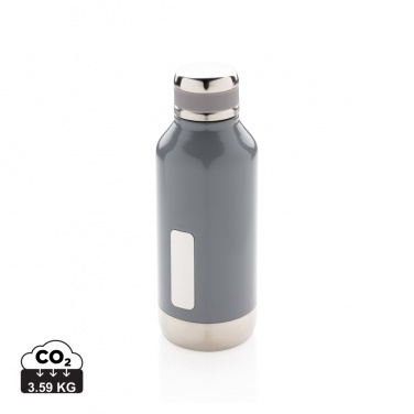 Logotrade corporate gift picture of: Leak proof vacuum bottle with logo plate