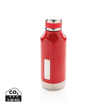 Logotrade promotional item picture of: Leak proof vacuum bottle with logo plate