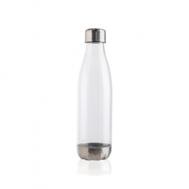 Logo trade promotional item photo of: Leakproof water bottle with stainless steel lid