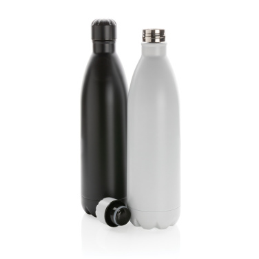 Logotrade business gift image of: Solid colour vacuum stainless steel bottle 1L