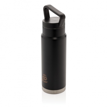 Logo trade promotional giveaway photo of: Leakproof vacuum on-the-go bottle with handle