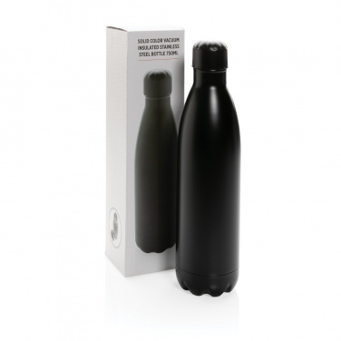 Logo trade promotional products image of: Solid colour vacuum stainless steel bottle 750ml