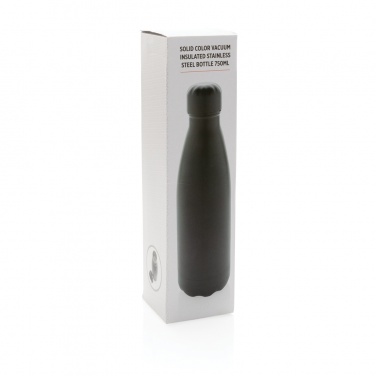 Logo trade promotional merchandise photo of: Solid colour vacuum stainless steel bottle 750ml