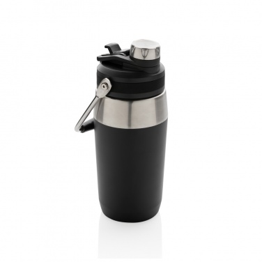 Logotrade business gift image of: Vacuum stainless steel dual function lid bottle 500ml