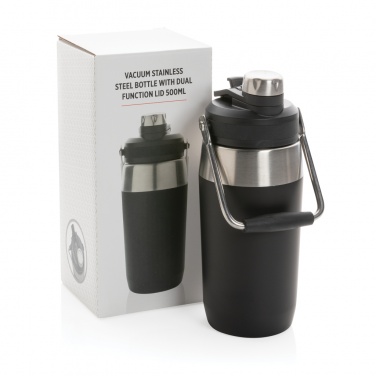 Logotrade promotional product image of: Vacuum stainless steel dual function lid bottle 500ml