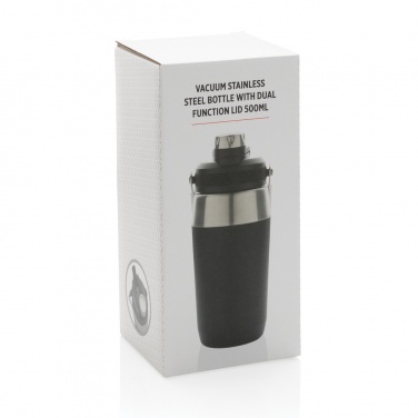 Logo trade business gift photo of: Vacuum stainless steel dual function lid bottle 500ml