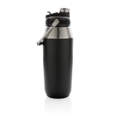 Logo trade promotional gift photo of: Vacuum stainless steel dual function lid bottle 1L