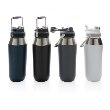 Logotrade corporate gift picture of: Vacuum stainless steel dual function lid bottle 1L