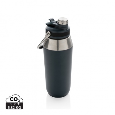 Logotrade promotional item image of: Vacuum stainless steel dual function lid bottle 1L