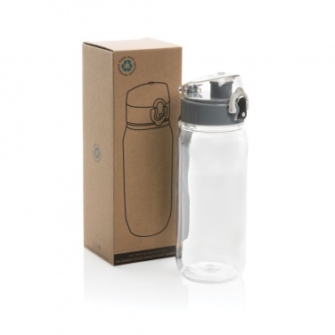 Logo trade corporate gift photo of: Yide RCS Recycled PET leakproof lockable waterbottle 600ml