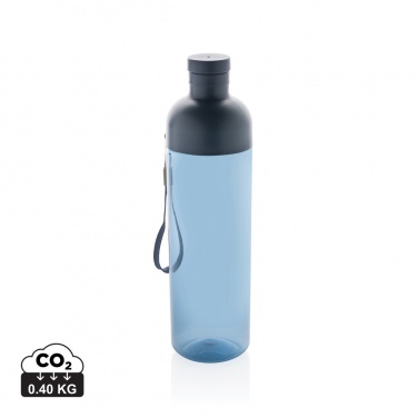 Logo trade promotional merchandise photo of: Impact RCS recycled PET leakproof water bottle 600ml