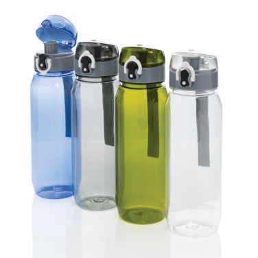 Logo trade promotional giveaways image of: Yide RCS Recycled PET leakproof lockable waterbottle 800ml