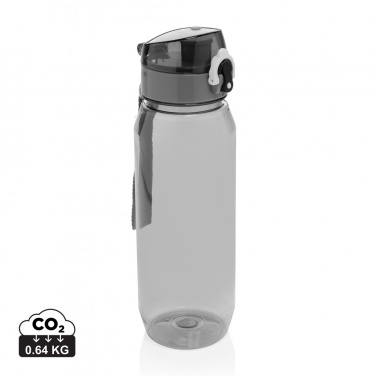 Logo trade promotional giveaways image of: Yide RCS Recycled PET leakproof lockable waterbottle 800ml