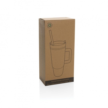 Logo trade promotional merchandise photo of: Tana RCS plastic tumbler with handle 900ml