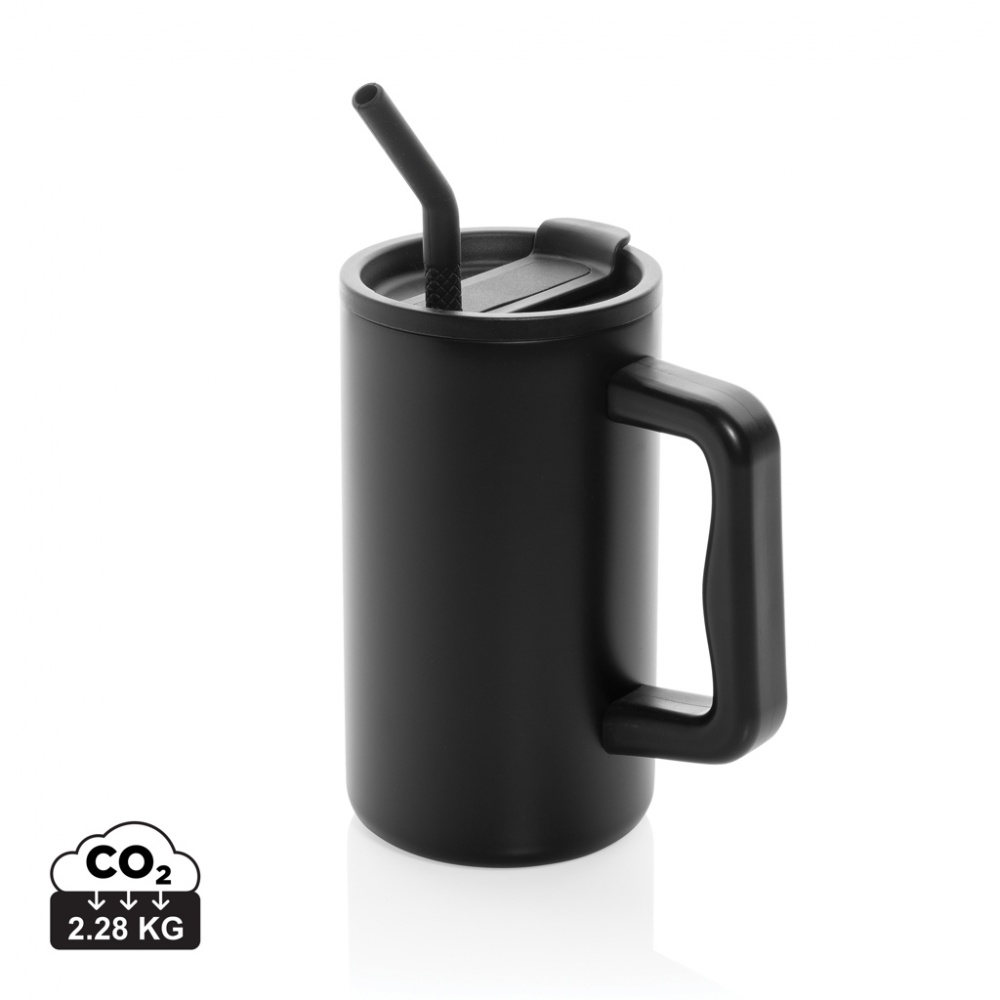 Logotrade advertising product image of: Cube RCS certified recycled steel mug 800ml