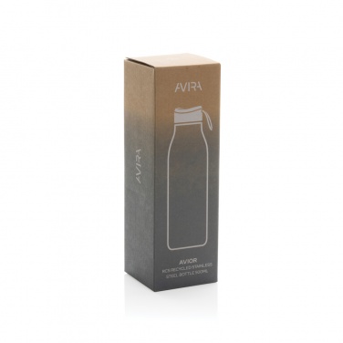 Logo trade promotional items image of: Avira Avior RCS Re-steel bottle 500 ML