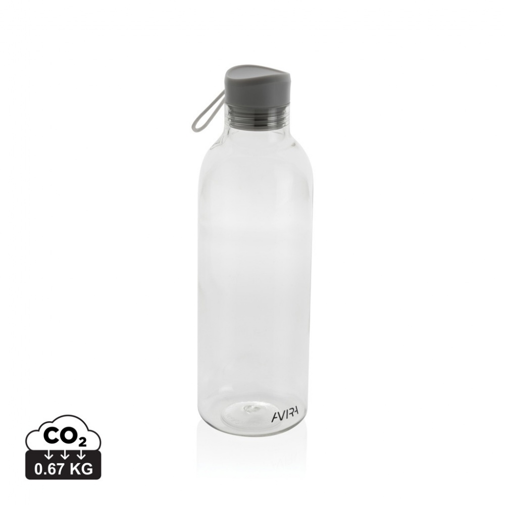 Logo trade promotional item photo of: Avira Atik RCS Recycled PET bottle 1L