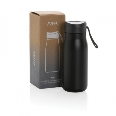 Logo trade promotional merchandise picture of: Avira Ain RCS Re-steel 150ML mini travel bottle