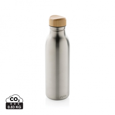 Logotrade promotional items photo of: Avira Alcor RCS Re-steel single wall water bottle 600 ML