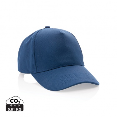 Logotrade promotional merchandise image of: Impact 5panel 280gr Recycled cotton cap with AWARE™ tracer