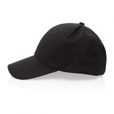 Logo trade promotional items image of: Impact 6 panel 190gr Recycled cotton cap with AWARE™ tracer