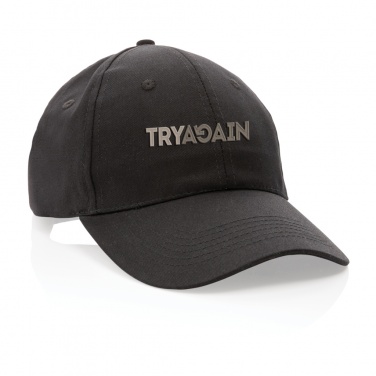 Logotrade advertising product image of: Impact 6 panel 190gr Recycled cotton cap with AWARE™ tracer