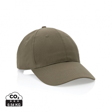 Logo trade promotional merchandise picture of: Impact 6 panel 190gr Recycled cotton cap with AWARE™ tracer