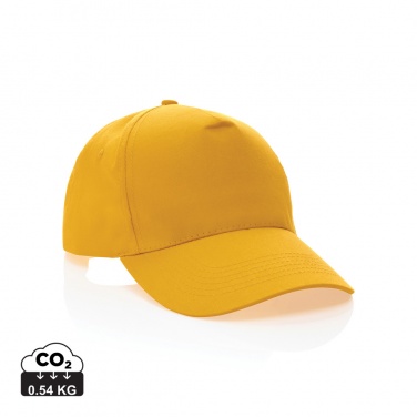 Logotrade advertising product image of: Impact 5 panel 190gr Recycled cotton cap with AWARE™ tracer