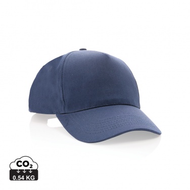 Logotrade advertising products photo of: Impact 5 panel 190gr Recycled cotton cap with AWARE™ tracer