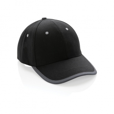 Logotrade business gifts photo of: Impact AWARE™ Brushed rcotton 6 panel contrast cap 280gr