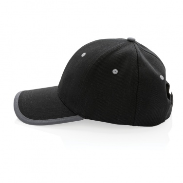 Logo trade advertising product photo of: Impact AWARE™ Brushed rcotton 6 panel contrast cap 280gr