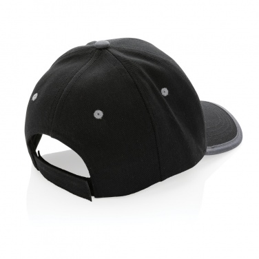 Logotrade promotional gift image of: Impact AWARE™ Brushed rcotton 6 panel contrast cap 280gr