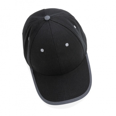 Logotrade promotional merchandise image of: Impact AWARE™ Brushed rcotton 6 panel contrast cap 280gr