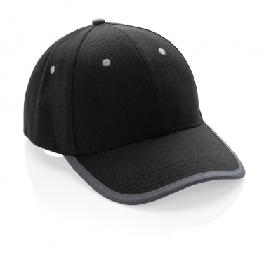 Logo trade corporate gifts picture of: Impact AWARE™ Brushed rcotton 6 panel contrast cap 280gr