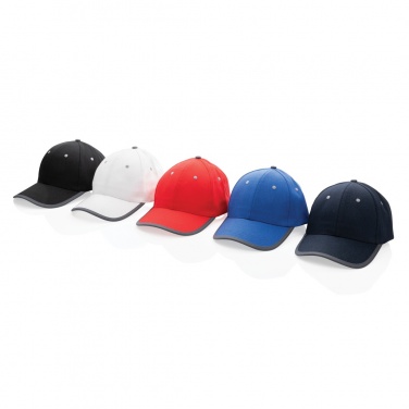 Logotrade promotional item image of: Impact AWARE™ Brushed rcotton 6 panel contrast cap 280gr