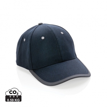 Logotrade business gifts photo of: Impact AWARE™ Brushed rcotton 6 panel contrast cap 280gr