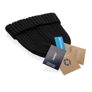 Logotrade corporate gifts photo of: Kennedi AWARE™ Polylana® beanie with large rib