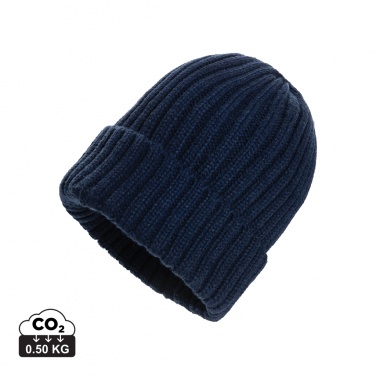 Logotrade business gift image of: Kennedi AWARE™ Polylana® beanie with large rib