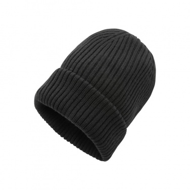 Logo trade promotional giveaway photo of: Impact AWARE™  Polylana® double knitted beanie