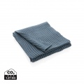 Impact AWARE™ Polylana® knitted scarf 180 x 25cm, Sage blue