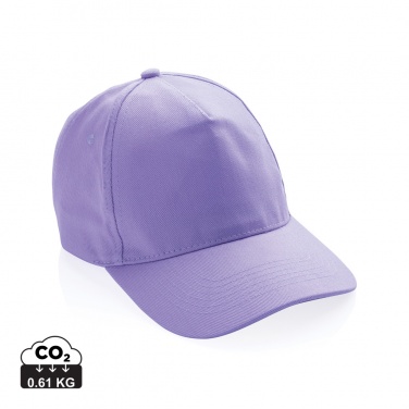 Logo trade advertising products picture of: Impact 5panel 280gr Recycled cotton cap with AWARE™ tracer