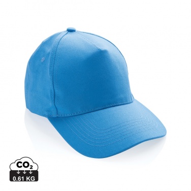 Logotrade promotional merchandise photo of: Impact 5panel 280gr Recycled cotton cap with AWARE™ tracer