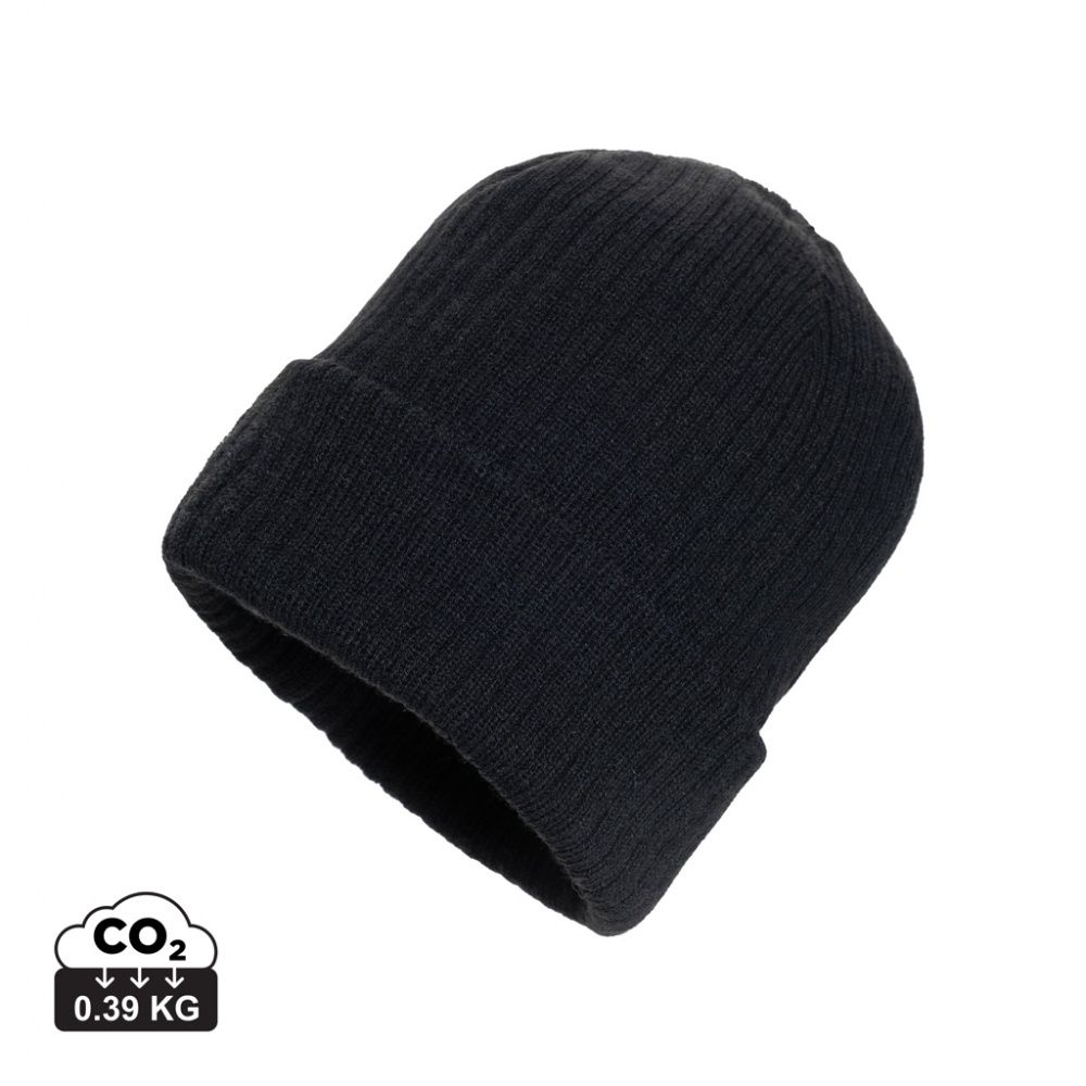 Logo trade promotional products picture of: Pryor AWARE™ Polylana® beanie with cuff