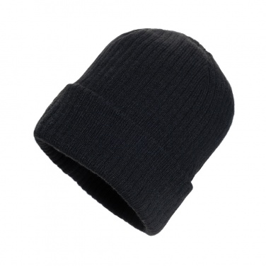 Logo trade promotional products image of: Pryor AWARE™ Polylana® beanie with cuff