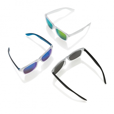 Logo trade promotional items picture of: Gleam RCS recycled PC mirror lens sunglasses