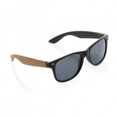 Logotrade promotional giveaway image of: GRS recycled PC plastic sunglasses with cork