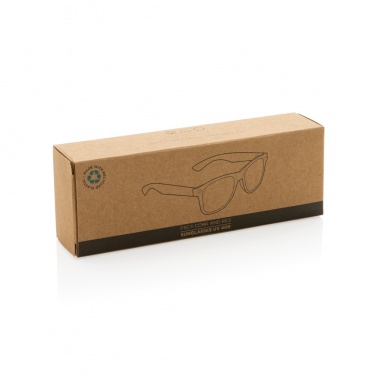 Logotrade promotional gift picture of: GRS recycled PC plastic sunglasses with cork