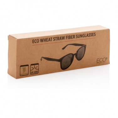 Logo trade promotional merchandise picture of: Wheat straw fibre sunglasses